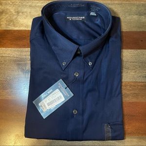 NWT 2XT Navy Dress Shirt